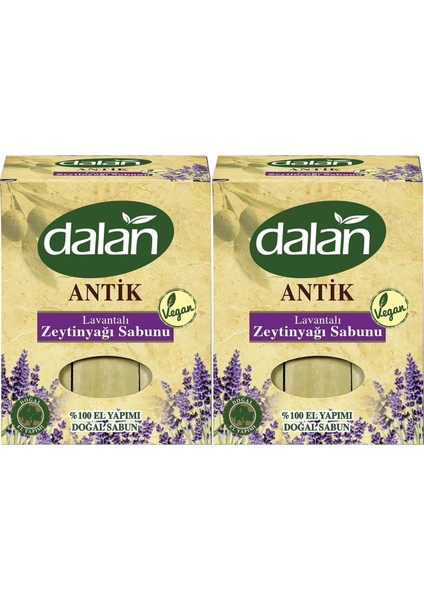 Antik Defneli Zeytinyağı Sabunu 900 gr Lavantalı 2'li