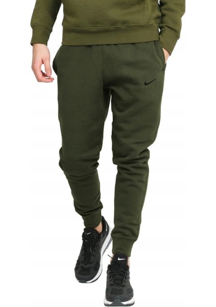Sportswear Fleece Taper Leg Erkek Haki Şardonlu Eşofman Altı fiyatları