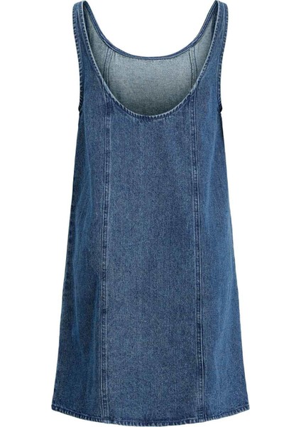 Jjxx JXSTELLA SL SHORT DENIM D Mavi Kadın Elbise fiyatları