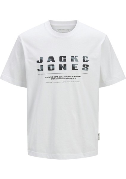 Jcorecharge Front Beyaz Erkek Çocuk Kısa Kol T-Shirt