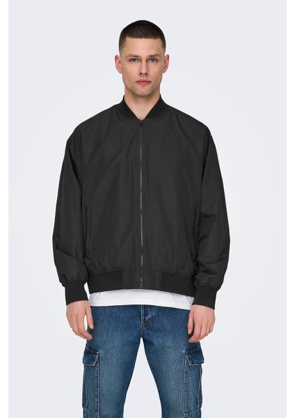 Only&sons Onsgavın Bomber Jacket Ot Siyah Erkek Ceket