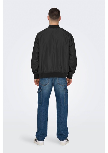Only&sons Onsgavın Bomber Jacket Ot Siyah Erkek Ceket