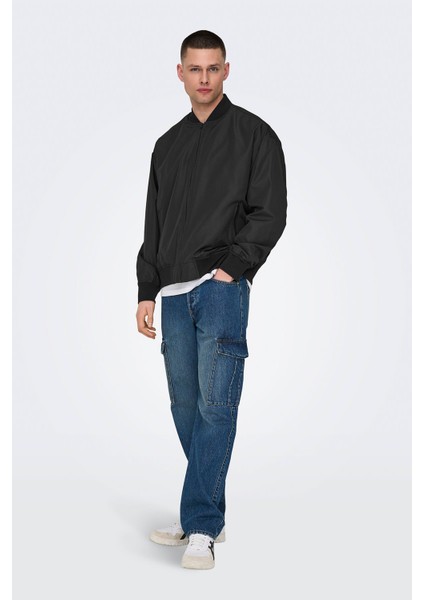 Only&sons Onsgavın Bomber Jacket Ot Siyah Erkek Ceket