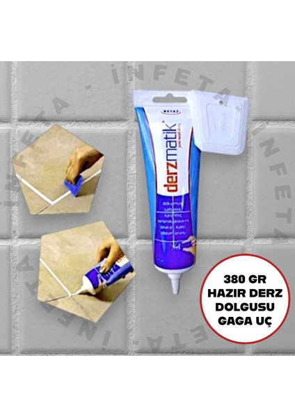 Hazır Derz Dolgusu Gaga Uçlu 380 gr Beyaz Derz Dolgusu