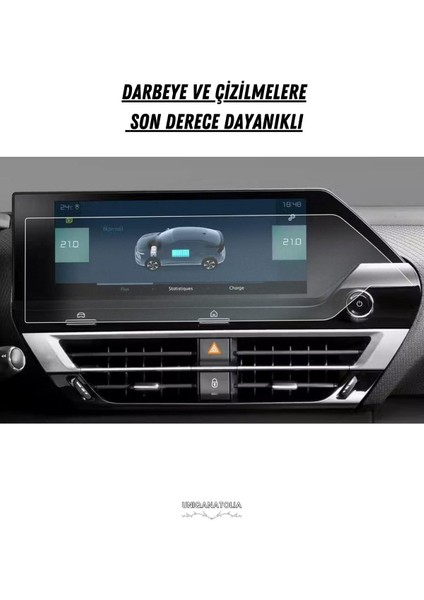 Citroen C4 Suv 2021 2022 2023 10 Inç Navigasyon ve Multimedya Uyumlu Nano Ekran Koruyucu