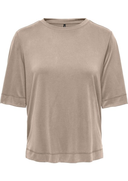 Onlhannah S/s O-Neck Top Kırık Beyaz Kadın Kısa Kol T-Shirt