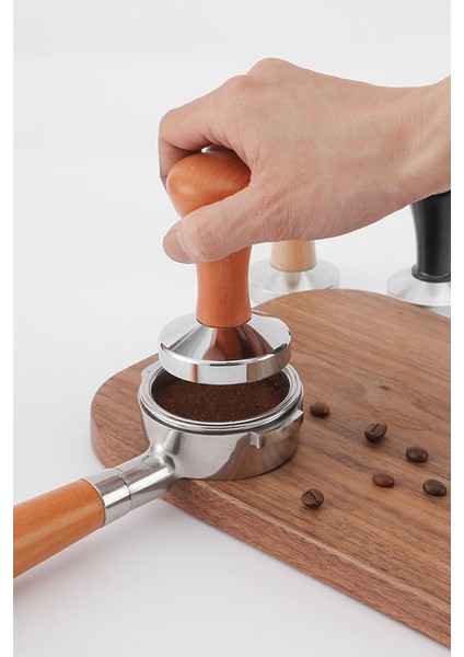 Çelik 58 mm Espresso Makinesi Tamperi Barista Ekipmanı MT136