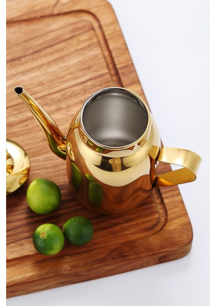 Komple Çelik Gold 450 ml Yağdanlık Sosluk ve Sirkelik CIN995SR fiyatları