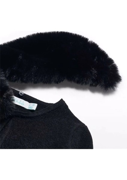 Kız Çocuk Kürk Yaka Hırka 5828 fırsatları