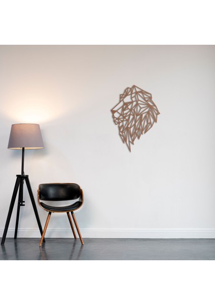 Zarif Geometri Aslan Metal Tablo fırsatları