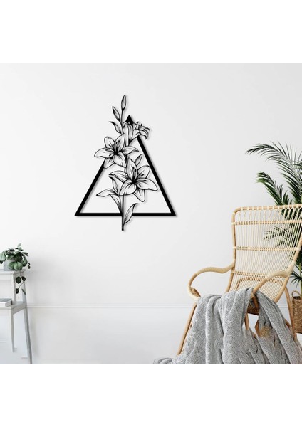 Zambaklar Metal Tablo