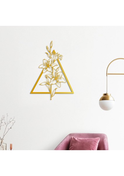 Zambaklar Metal Tablo