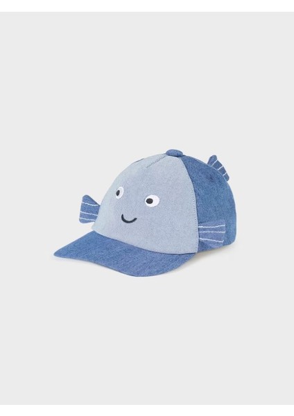 Erkek Bebek Denim Şapka 9724