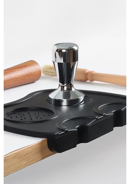 Komple Çelik 51 mm Espresso Makinesi Tamperi Barista Ekipmanı MT137