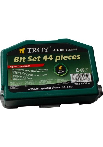 22344 Bits Uç Seti, 44 Parça