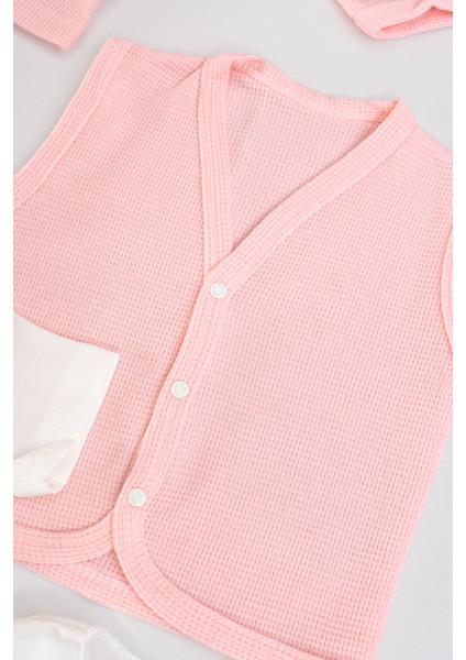 Kız Bebek Lüks Süslü Fistolu Çiçek Nakışlı Dantelli 10'lu Hastane Seti STL6951 indirimleri