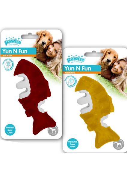 Yum N Fun Balık Aromalı Çiğneme Köpek Oyuncağı 12,5 cm