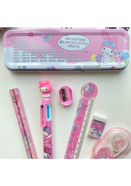 Sanrio Kuromi My Melody Cinnamoroll Kırtasiye Seti 7 Parça My Melody Kırtasiye Seti fırsatları