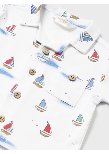 Erkek Bebek Şort Gömlek Set 1222 modelleri