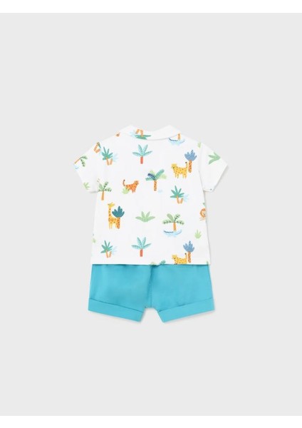 Erkek Bebek Şort Gömlek Set 1222 fiyatları