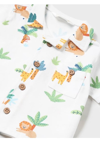 Erkek Bebek Şort Gömlek Set 1222 modelleri
