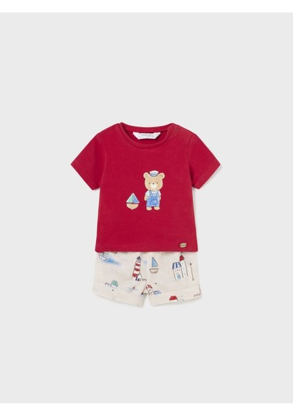 Erkek Bebek Şort Tişört Set 1223