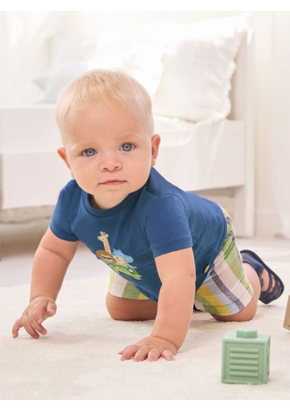 Erkek Bebek Şort Tişört Set 1223