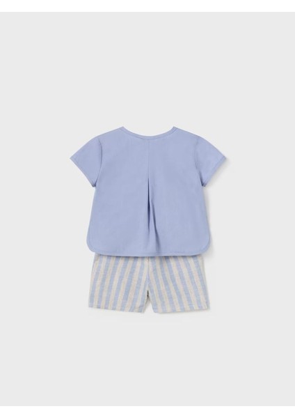 Erkek Bebek Şort Gömlek Set 1219 modelleri