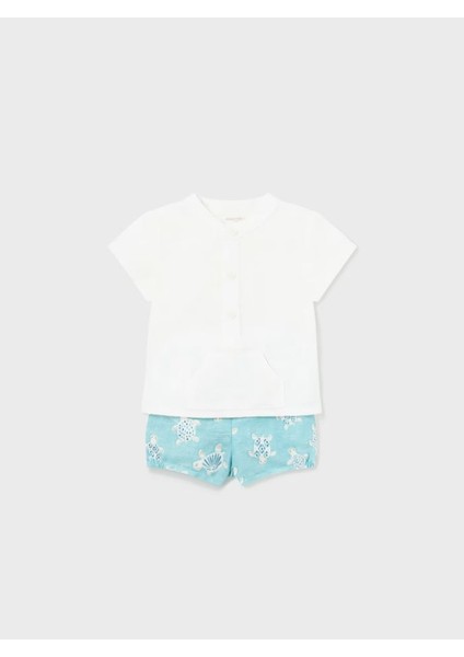 Erkek Bebek Şort Gömlek Set 1221