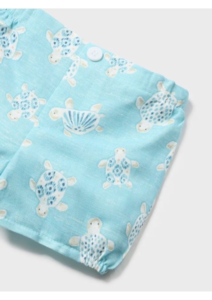 Erkek Bebek Şort Gömlek Set 1221 fırsatları