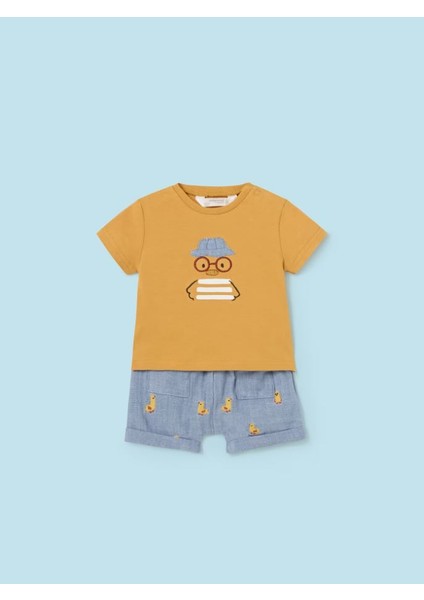 Erkek Bebek Şort Tişört Set 1208 modelleri