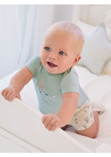 Erkek Bebek Şort Tişört Set 1205