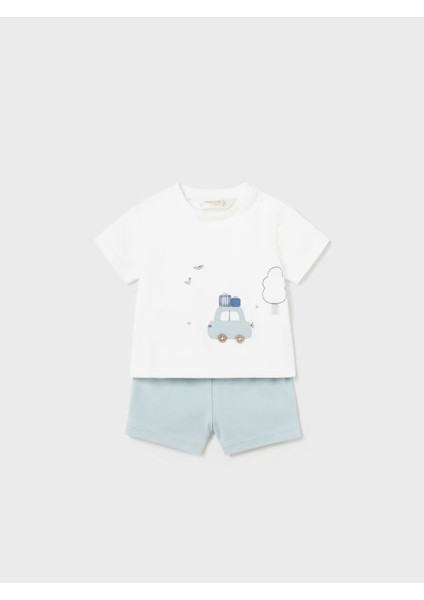 Erkek Bebek Şort Tişört 4 Lü Set 1627 fiyatları