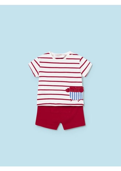 Erkek Bebek Şort Tişört 4 Lü Set 1628 fiyatları