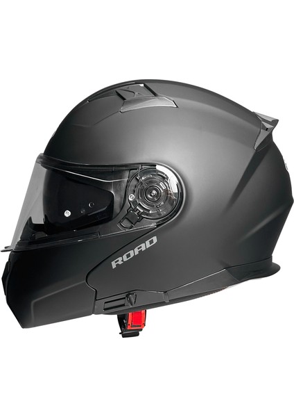 Road Iı Sv Black Matt Çene Açılır Kask
