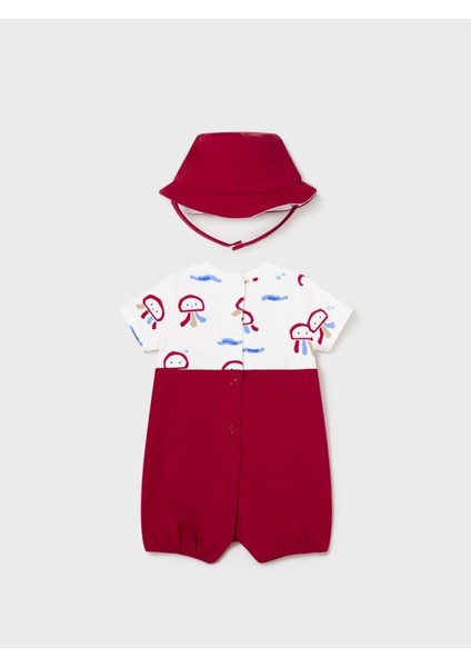 Erkek Bebek Tulum Şapka Set 1618 fiyatları