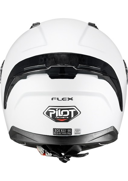 Flex Inci Beyazı Full Face Kask