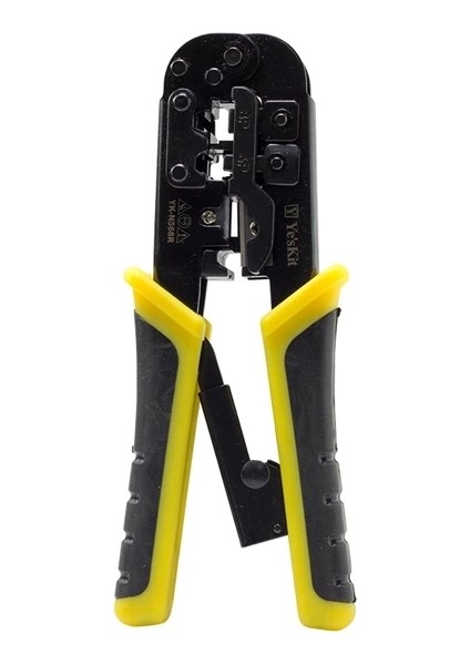 Kablo Test Cihazı + RJ11-RJ12-RJ45 Çakma Pensesi Set