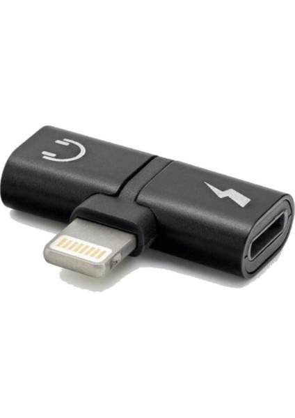 Adipa Tk Iphone 7 8 x Lightning Splıtter 2in1 Şarj ve Kulaklık Subzero CA12