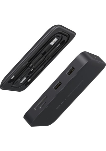 MP02 7in1 Type-C Pd Hub 100W Şarj HDMI 2 x USB 3.0 Sd Tf Kart Okuyucu RJ45 + Kablo Seti Dönüşt