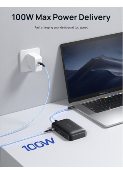 MP02 7in1 Type-C Pd Hub 100W Şarj HDMI 2 x USB 3.0 Sd Tf Kart Okuyucu RJ45 + Kablo Seti Dönüşt
