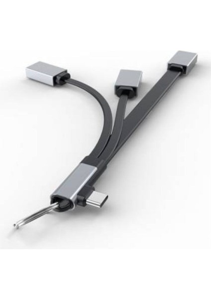 Çoklayıcı 3 Port Hub 3.1 Adaptör Çevirici Type C To USB 3.0