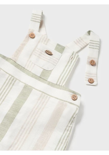 Erkek Bebek Kısa Tulum Tişört 2 Li Set 1637
