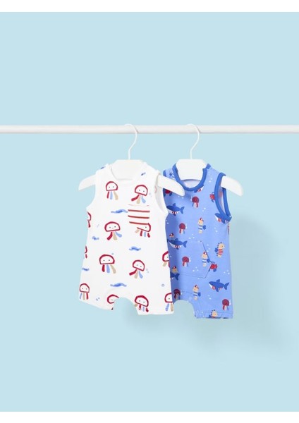 Erkek Çocuk 2 Li Kısa Tulum 1729