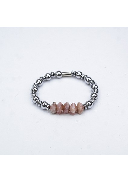 Hematit taşı Misina Lastikli Bileklik fiyatları