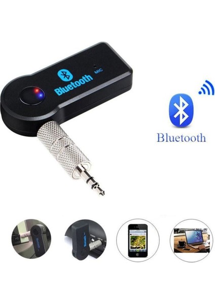 Aux Bluetooth Araç Kiti Wireless Aux Bluetooth Kit