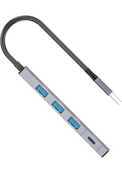 4in1 Usb3.0 Hub Type-C Dönüştürücü Çoğaltıcı USB To Typce Dönüştürücü USB Çoğaltıcı Adaptör