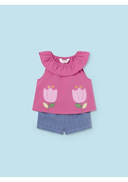 Yenidogan Kız Bebek 4 Lü Şort Set 1634 fiyatları