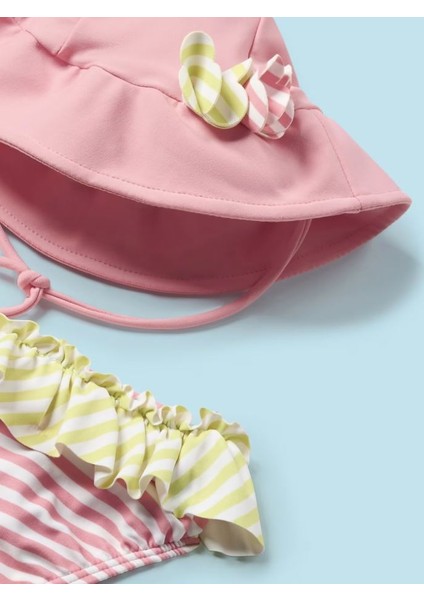 Yenidogan Kız Bebek Şapkalı Bikini Altı Tişört 3 Lü Set 1633 fırsatları