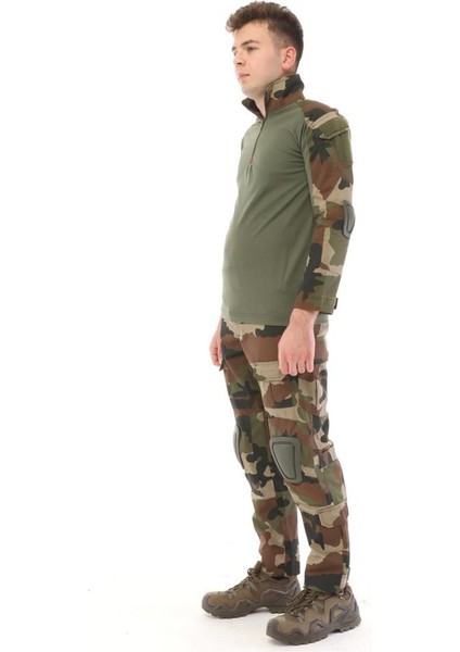 Dizlikli Kamuflaj Taktik Erkek&kadın Outdoor Kargo Pantolon
